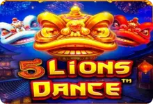 5 Lions Dance machine à sous asiatique